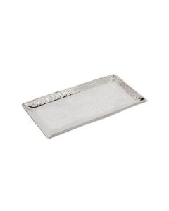 Emanuel Stainless Steel Hammered Tray - 6.5" x 11"