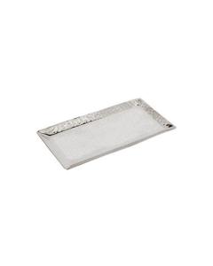 Emanuel Stainless Steel Hammered Tray - 8" x 13"