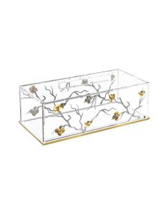 Golden Branch Cake Log Holder