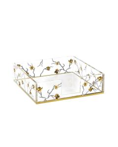 Golden Branch Napkin Holder