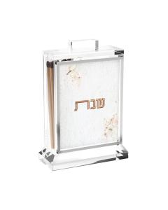 Leatherite Artwork Matchbox - Blush Rose