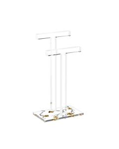 Golden Branch 'T' Towel Stand