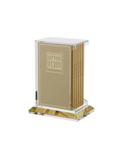 Leather & Lucite Zemiros Set