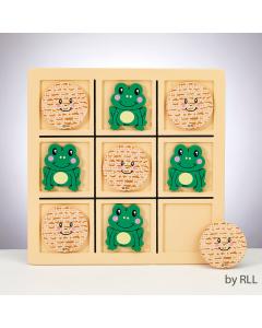 Tic Tac Toad Wood Game