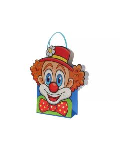 Luxury 3D Purim Paper Bag - Clown