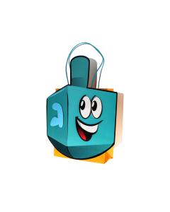 Chanukah 3D Paper Bag