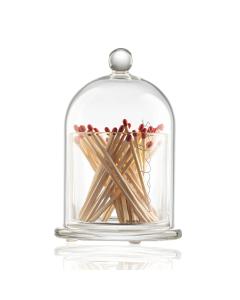 Glass Cloche Match Holder