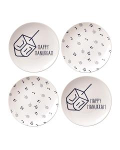 Chanukah 7" Plate Set