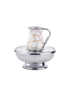 Abstract Mayim Achronim White/Gold