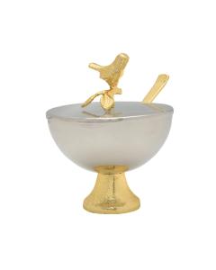 Bird Top Jam Jar with Spoon