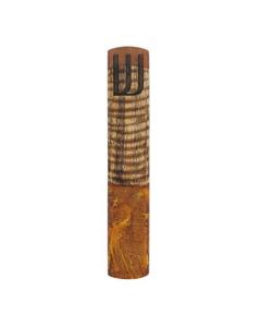 Mezuzah with Wood and Resin Walnut