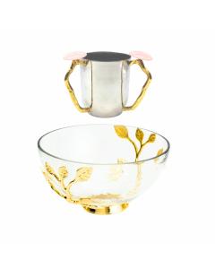 Leaves Washcup & Bowl Set