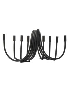 Swirl Menorah - Black