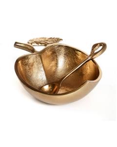 Copper Apple-Shaped Honey Dish