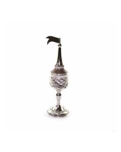 Silverplate Besamim Holder Lines Design