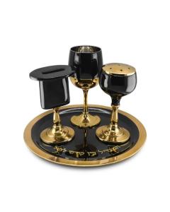 4 pc. Enamel Havdalla Set