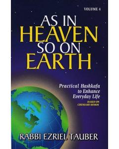 As In Heaven So On Earth Vol. 4 [Hardcover]