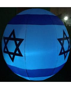 Inflatable Star of David Ball Decoration with LED Lights