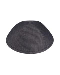 IkIPPAH Black & Gray Interlaced Suit Yarmulke