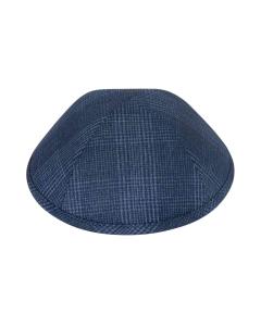 iKippah Blue on Blue Plaid Yarmulke