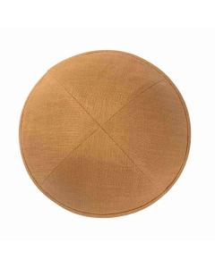 iKippah Caramel Linen Yarmulke