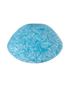 IKippah Blue Vines Yarmulke