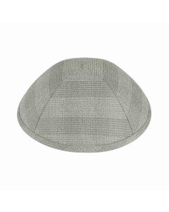 iKippah Gray on Gray Plaid Yarmulke