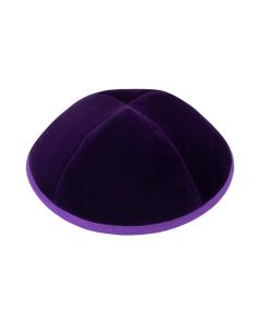 IKippah Purple Velvet Yarmulke