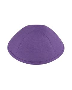 IKippah Purple Linen Yarmulke