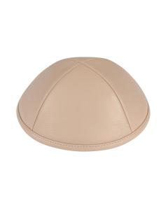 iKIPPAH Taupe Leather Yarmulke