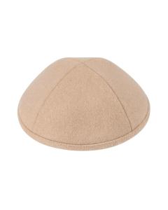 IKippah Tan Wool Yarmulke