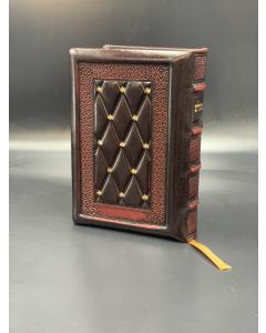 Tehillim Black Antique Leather Diamond Cover