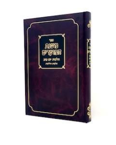 Mishnat Hamoadim Halacha Zander