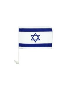 Israeli Car Flag 12"x16" 17" Stick (I-CF-107)