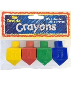 Dreidel Crayons (bag of 4)