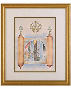Torah - Blueprint for Creation Framed