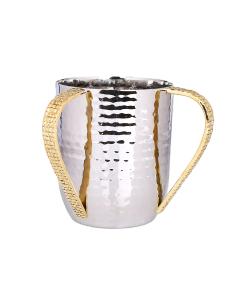 Stainless Steel Wash Cup With Mosaic Handles