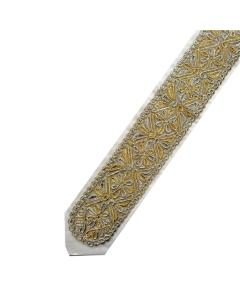 Silver & Gold Embroidered Atarah (615)