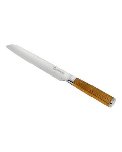 Fine Edge Bread Knife with Weathered Oak Handle