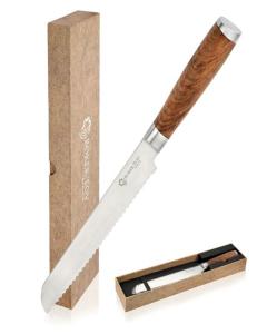Bread Knife with Pakkawood Handle - Serrated