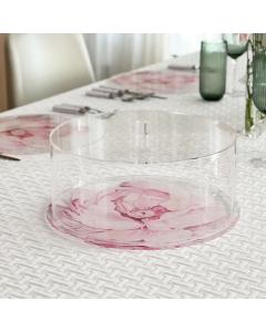 Lucite Flower Cake Dome