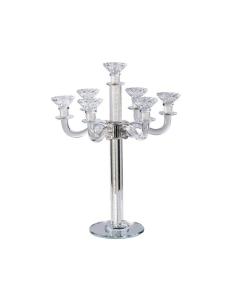 Crystal Candelabra with Mirrored Base 7 Arms