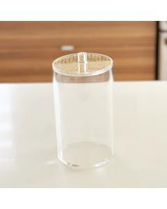 Lucite Cookie Jar with Laser Cut Lid - Large