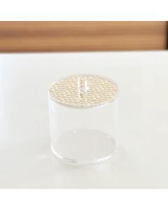 Lucite Cookie Jar with Laser Cut Lid - Small