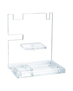 Lucite Men's Accessories Display Stand - Clear