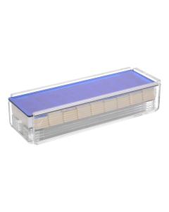 Lucite Rummy Game - Blue