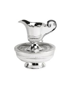 Mayim Achronim Set Silver plated Beaded Design