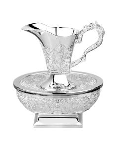 Mayim Achronim Set Silver plated Filigree Design