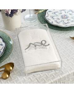 Paper Towel Box with Shabbos Weight (Silver)