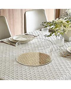 Lucite Laser Cut Wash Bowl - Gold